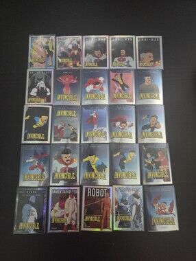 Keepsake Invincible Holo 25 Trading Card Lot Collection,OmniMan,Battle Beast etc